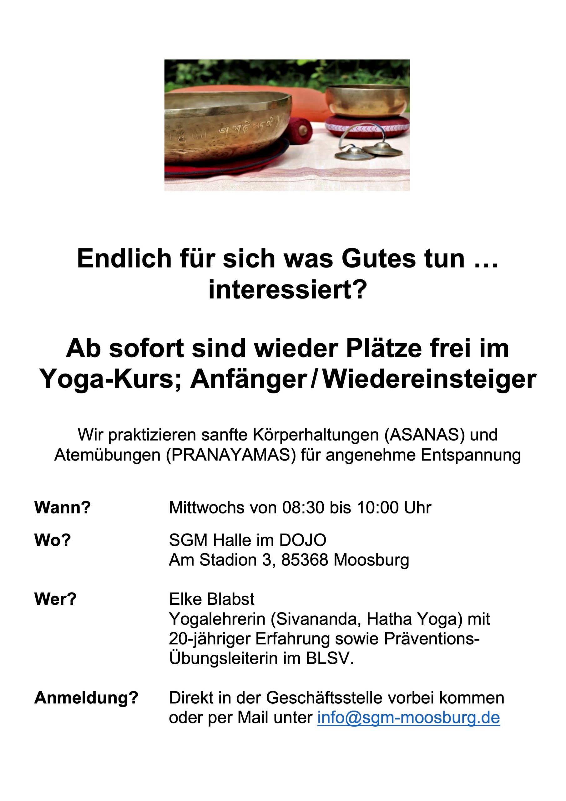 Du betrachtest gerade Yoga am Mittwoch Morgen